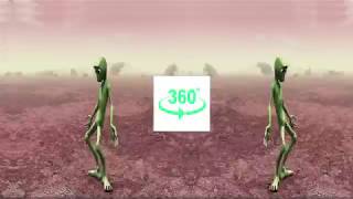 Dame Tu Cosita Green Alien Dance 360 VR Video [upl. by Zita461]