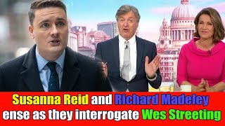 GMB tension as Susanna Reid and Richard Madeley grill Wes Streeting in TV interview [upl. by Aloz]