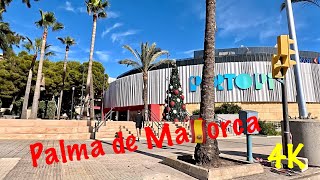 Palma de Mallorca 🚶🏻‍♀️Walking tour 2024 📷4KUHD [upl. by Atnom]