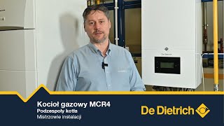 Kocioł gazowy MCR4  Podzespoły kotła [upl. by Yreffej]