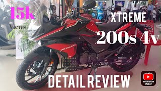 2023 Xtreme 200s 4v  hero Xtreme new model  detail review mileage and on road price  bs6 E 20 [upl. by Yadrahs]