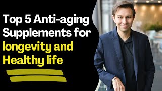 Dr David Sinclair’s Top 5 Antiaging Supplements Harvard Geneticist on Reversing Aging [upl. by Enelyw]