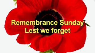 Remembrance Day Service Sunday 10th November 2024 [upl. by Backer]