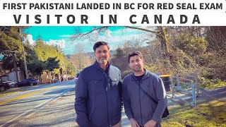 First Pakistani Landed in British Columbia for red seal exam  Visit Visa Canada [upl. by Lubeck]