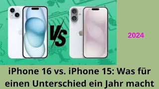 iPhone 16 vs iPhone 15 Was für einen Unterschied ein Jahr macht [upl. by Ahsinrev]