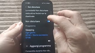 Disattivare modalità non disturbare samsung [upl. by Weslee]