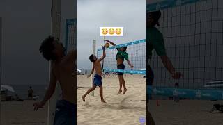 College D1 Athletes vs AVP Pros Pt 3☀️🏐 beachvolleyball volleyball volleyballworld rally [upl. by Rustie]