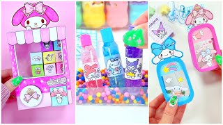 CUTE SANRIO CRAFT IDEAS  Easy Paper Crafts diy sanrio [upl. by Ahsinek]