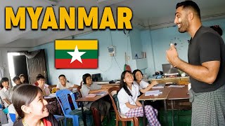 School In Yangon Myanmar Invites Me To Speak [upl. by Nwahsar]