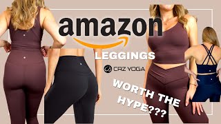 Best Amazon Affordable Activewear Leggings 丨CRZ Yoga × Butterluxe [upl. by Fraze]