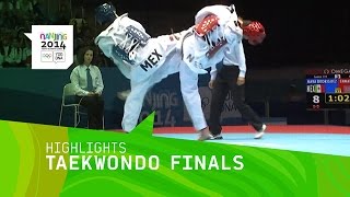 Mens 63Kg And Womens 55Kg Taekwondo Final  Highlights  Nanjing 2014 Youth Olympic Games [upl. by Loria482]