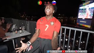 Portugal 🇵🇹 vs Slovenia 🇸🇮 EUROS irl [upl. by Annahael]