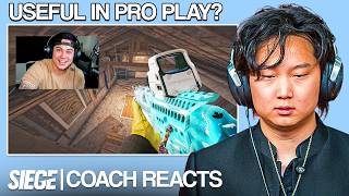 Former Siege Coach Reacts to CoconutBrahs CRAZIEST Tricks Useful in Pro League [upl. by Agrippina]