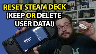 How to Reset Your Steam Deck using a USB Stick [upl. by Leamse]