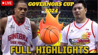 BRGY GINEBRA VS RAIN OR SHINE  FULL GAME HIGHLIGHTS  PBA SEASON  LIVE TODAY [upl. by Annaira45]