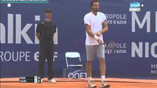 Dominic Thiem vs Ernests Gulbis FULL MATCH Nice 2015 [upl. by Agnella]