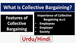 What is Collective Bargaining Features and Importance of Collective Bargaining Part1 [upl. by Novar257]