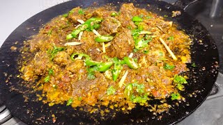 Quick Mutton Tawa Karahi Recipe 2024 [upl. by Frankhouse270]