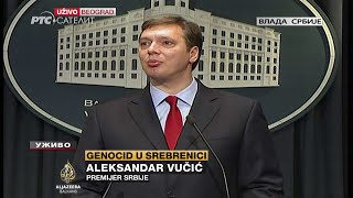 Vučić o posjeti Srebrenici [upl. by Anitnemelc]