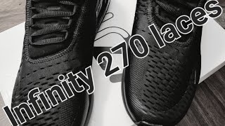 Nike 270 Infiniti Laces [upl. by Erlond]