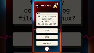 Which directory contains log files in Linux [upl. by Notgnirra]