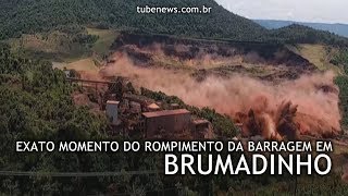 Brumadinho o EXATO momento do rompimento [upl. by Esemaj793]