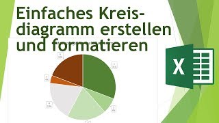 Kreisdiagramm in Excel erstellen  Daten visualisieren in Excel 6 [upl. by Avraham642]