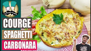 RECETTE COURGE SPAGHETTI CARBONARA [upl. by Aloysius]