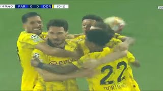 MHummels goal vs PSG  PSG vs Dortmund 01 Highlights All Goals  02 [upl. by Annecorinne624]