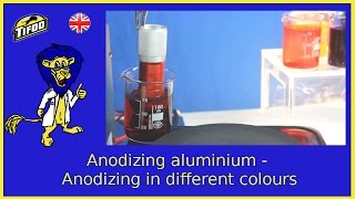 DIY multi color anodizing of aluminum with Tifoo anodising kit [upl. by Namzaj]