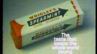 Wrigleys Spearmint Gum 1978 [upl. by Aennyl]