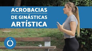 ACROBACIAS DE GINÁSTICAS ARTÍSTICA FÁCEIS E INTERMEDIÁRIAS  TUTORIAIS [upl. by Katlaps]