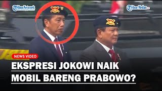 EKSPRESI JOKOWI DISOROT Saat Naik Mobil Maung Bareng Prabowo Terlihat Cemberut❓ [upl. by Nois]