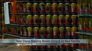 New Glarus Brewing breaks ground on new facility [upl. by Gardy]