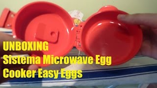 Unboxing Sistema Microwave Egg Cooker Easy Eggs [upl. by Binetta]