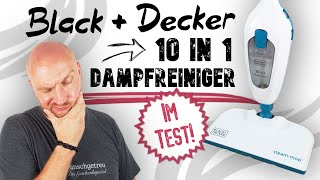 Black amp Decker Dampfreiniger Test ► Unsere Erfahrung mit dem 10in1 Dampfbesen ✅ Wunschgetreu [upl. by Kipp]