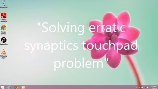 How to solve erratic synaptics touchpad problem [upl. by Kenrick]