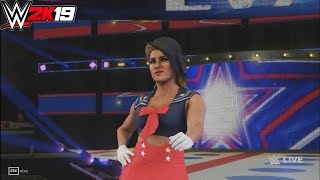 WWE 2K19 LACEY EVANS ENTRANCE FINISHER SIGNATURE amp VICTORY MOTION [upl. by Oravla406]