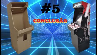 CONSTRUÇÃO DE UM FLIPERAMA MULTIJOGOS  PARTE 55  FINAL [upl. by Graeme]