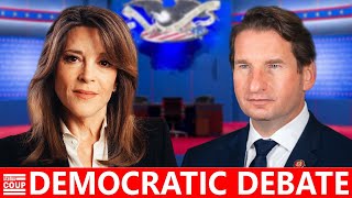 LIVE Democratic Primary Debate Marianne Williamson vs Dean Phillips from New Hampshire [upl. by Noiramaj]