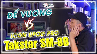 ✅ĐẾ VƯƠNG cover cùng với BỘ THU ÂM LIVESTREAM GIÁ RẺ  icon upod pro x takstar SM8B Auto Tune mượt [upl. by Silohcin]