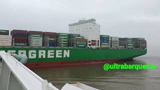 ContainerShip quotEVER LOTUSquot BulkCarrierShip quotALKYONISquot PuntaIndioChannel RioDeLaPlata10092024 [upl. by Eileme869]