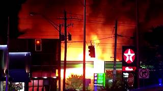 Atlanta protesters burn a Wendys after police shooting [upl. by Selle]