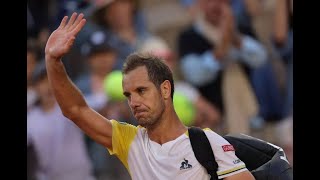 Gasquet vs Monteiro  Last games  TB highlights [upl. by Duane264]