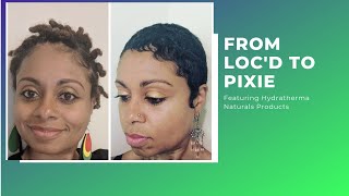 From Thick Locs to Relaxed Pixie thicklocs relaxer [upl. by Galateah]