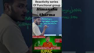 Reactivity series of functional group shortsfeed viralshort [upl. by Lark639]