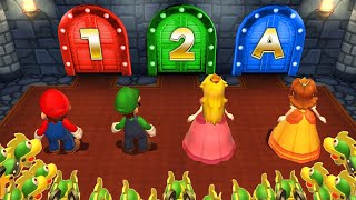 Mario Party 9 Minigames  Mario Vs Luigi Vs Daisy Vs Peach Master Difficulty [upl. by Eileen]