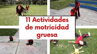 11 ACTIVIDADES DE MOTRICIDAD GRUESA [upl. by Adnaluy]