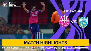 Highlights  St Lucia Kings vs Barbados Royals  CPL 2024 [upl. by Pamella526]