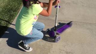 Little Faith reviews the Globber Tri Wheeler Scooter [upl. by Jaquenetta717]